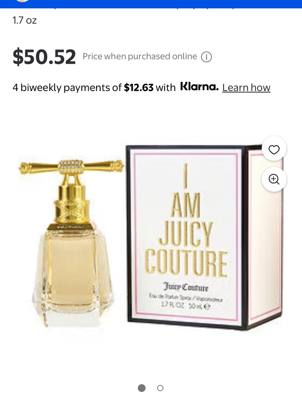 I AM JUICY COUTURE sample packets - Picture 5 of 5